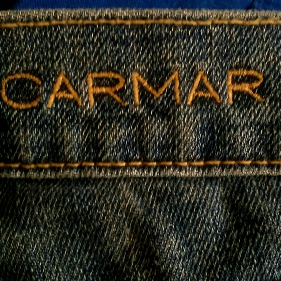 Carmar Distressed Blue Jeans Size 29 - Picture 4 of 9